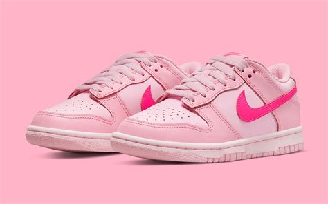 nike dunks triple pink|triple pink dunks in store.